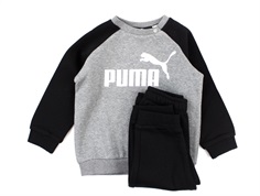 Puma sweatshirt and pants minicats raglan jogger puma black